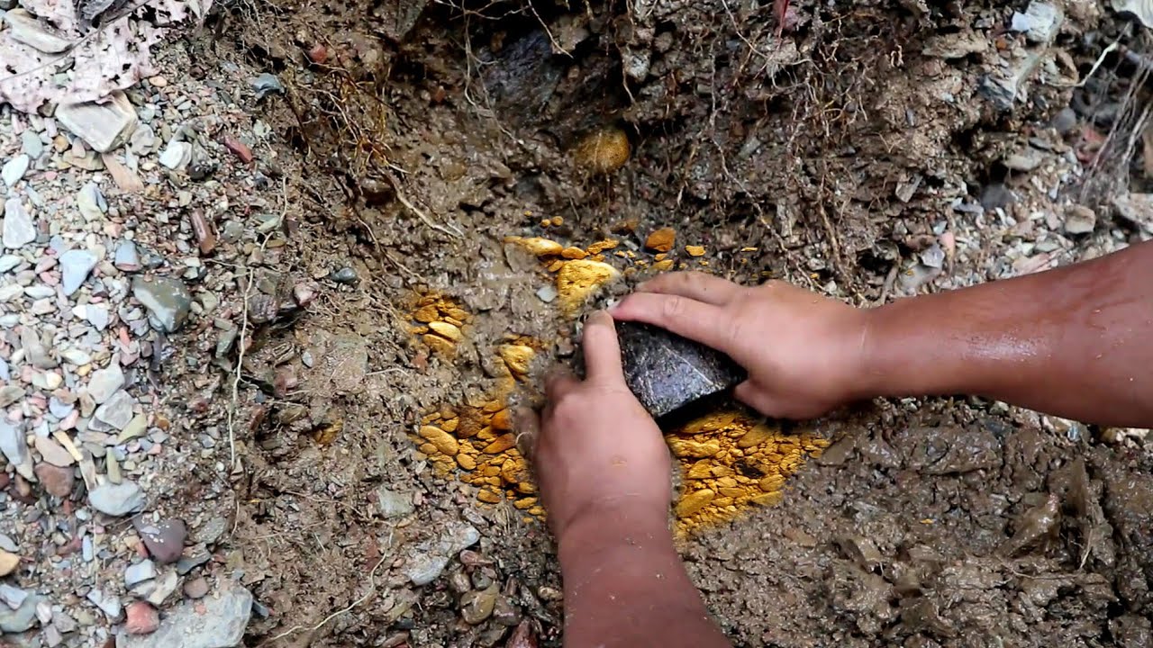 Viral..,! Mendadak Kaya Penemuan Sarang Emas || Penemuan Harta Karun Emas || Traditional Gold Panner