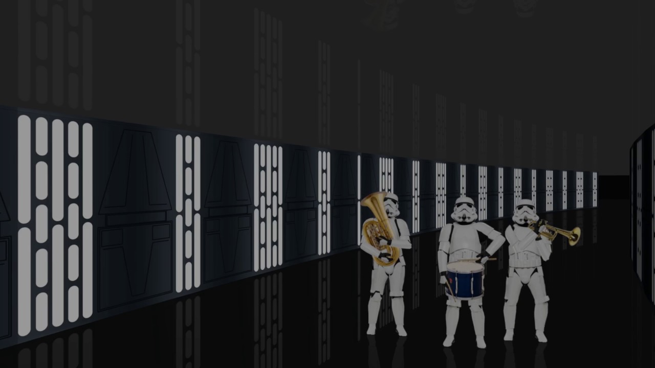 Grottenschlechte Star Wars-Blaskapelle
