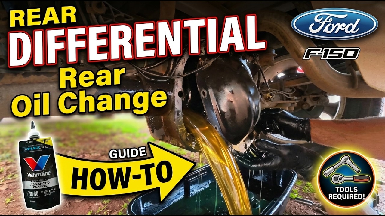 Ford F150 Rear Differential Oil Change (How To)