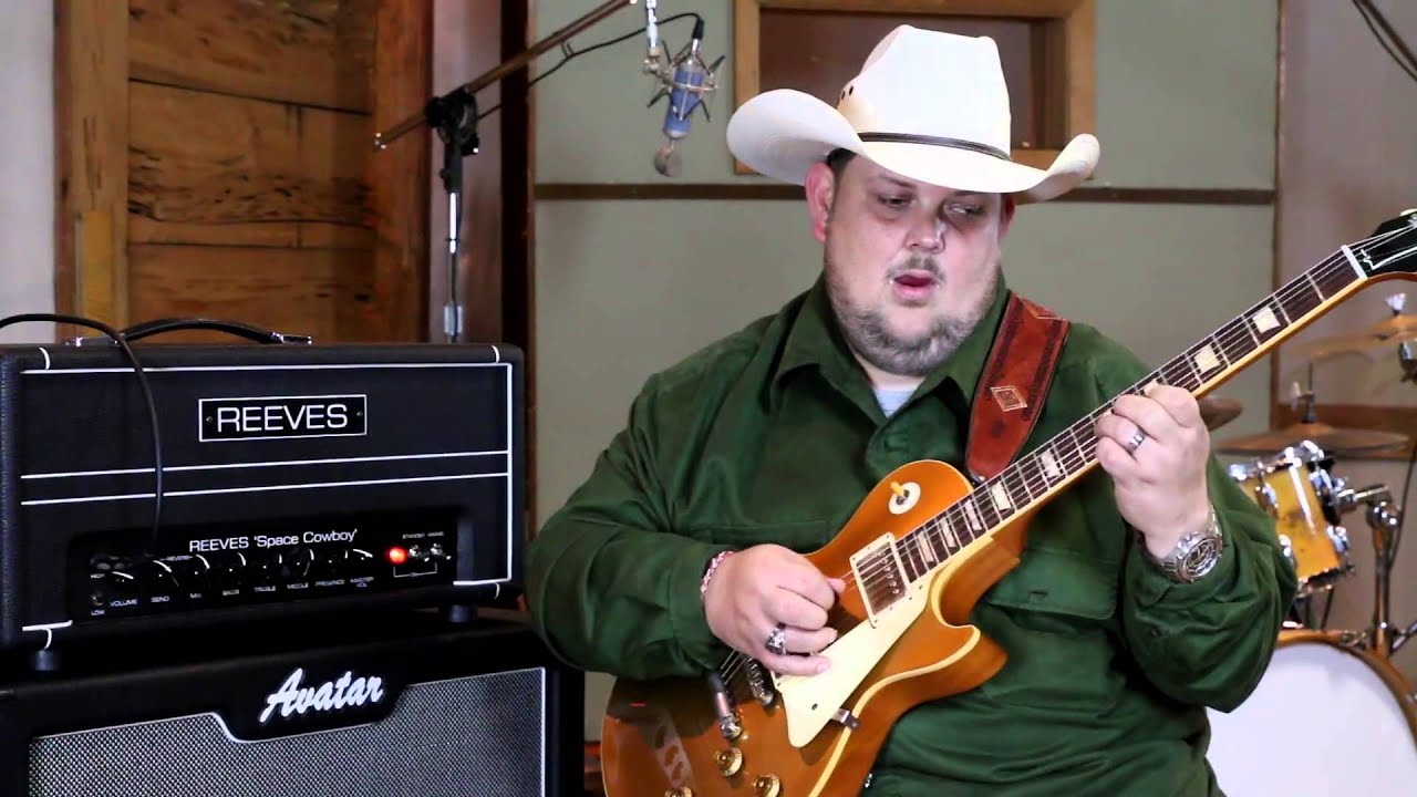 Reeves Space Cowboy Johnny Hiland with a Les Paul
