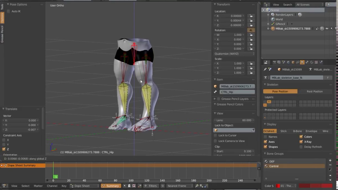 Blender Rigging   Rigging Soft IK Limbs