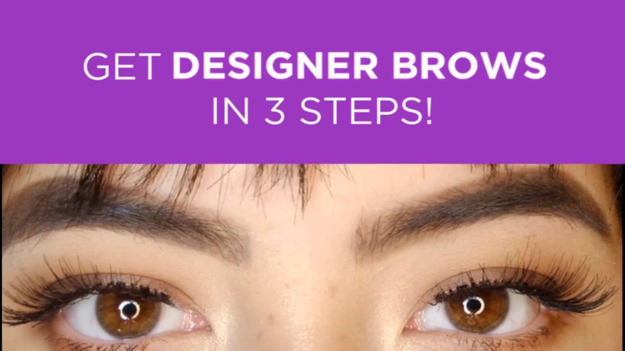 3-Step Designer Brows with Brow Artist Designer Pro