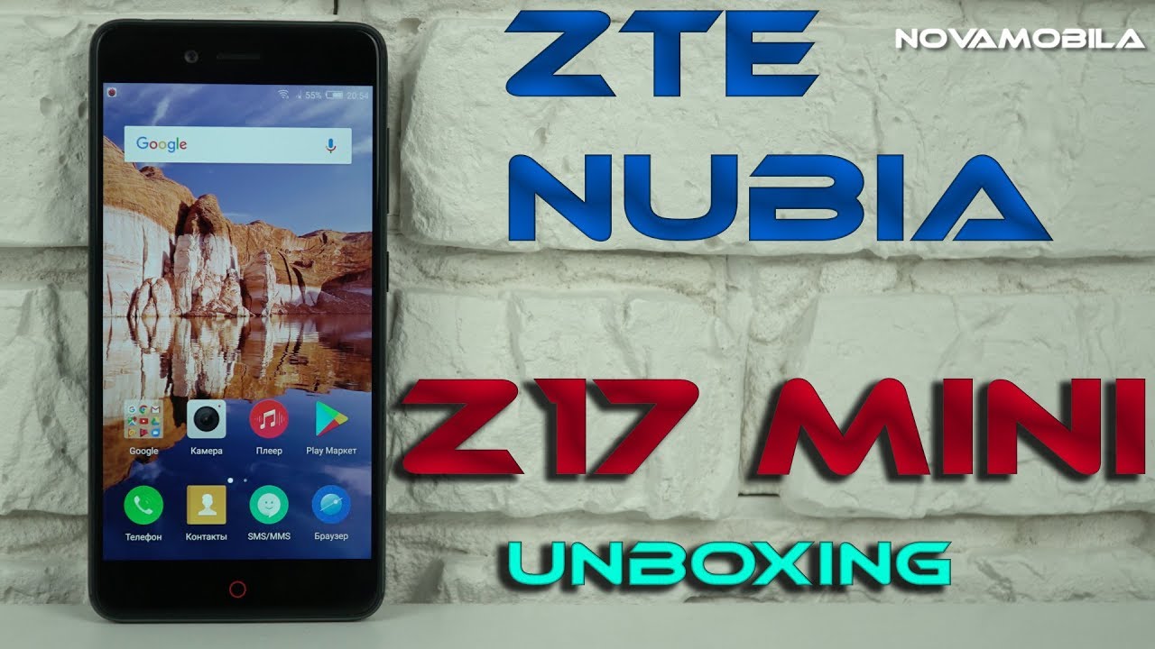 Распаковка ZTE Nubia Z17 mini 6 64Gb Black Unboxing!