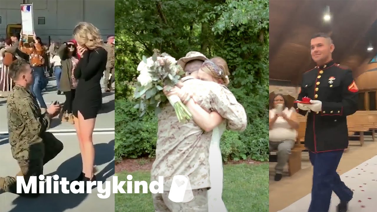 Military homecomings add magic to proposals, weddings | Militarykind