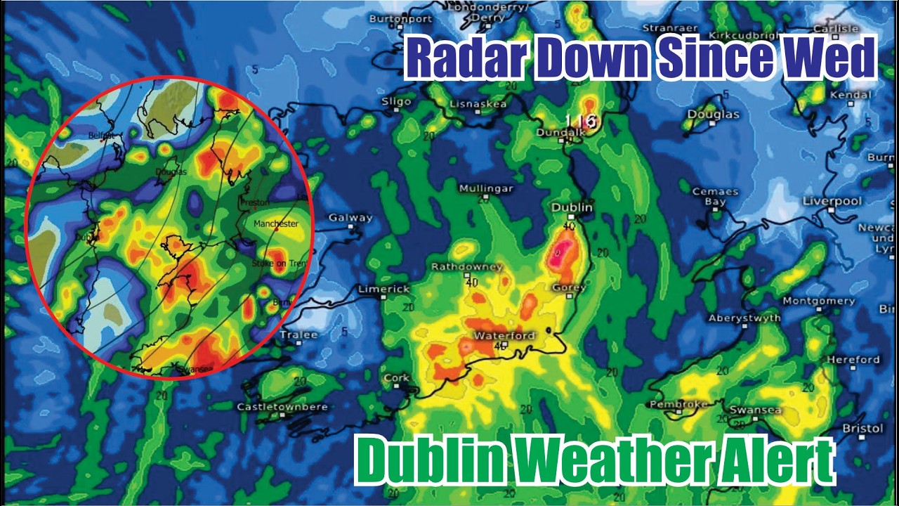 Dublin Airport Weather Radar Offline Since Wednesday, Met Éireann Monitors Using Alternative Data