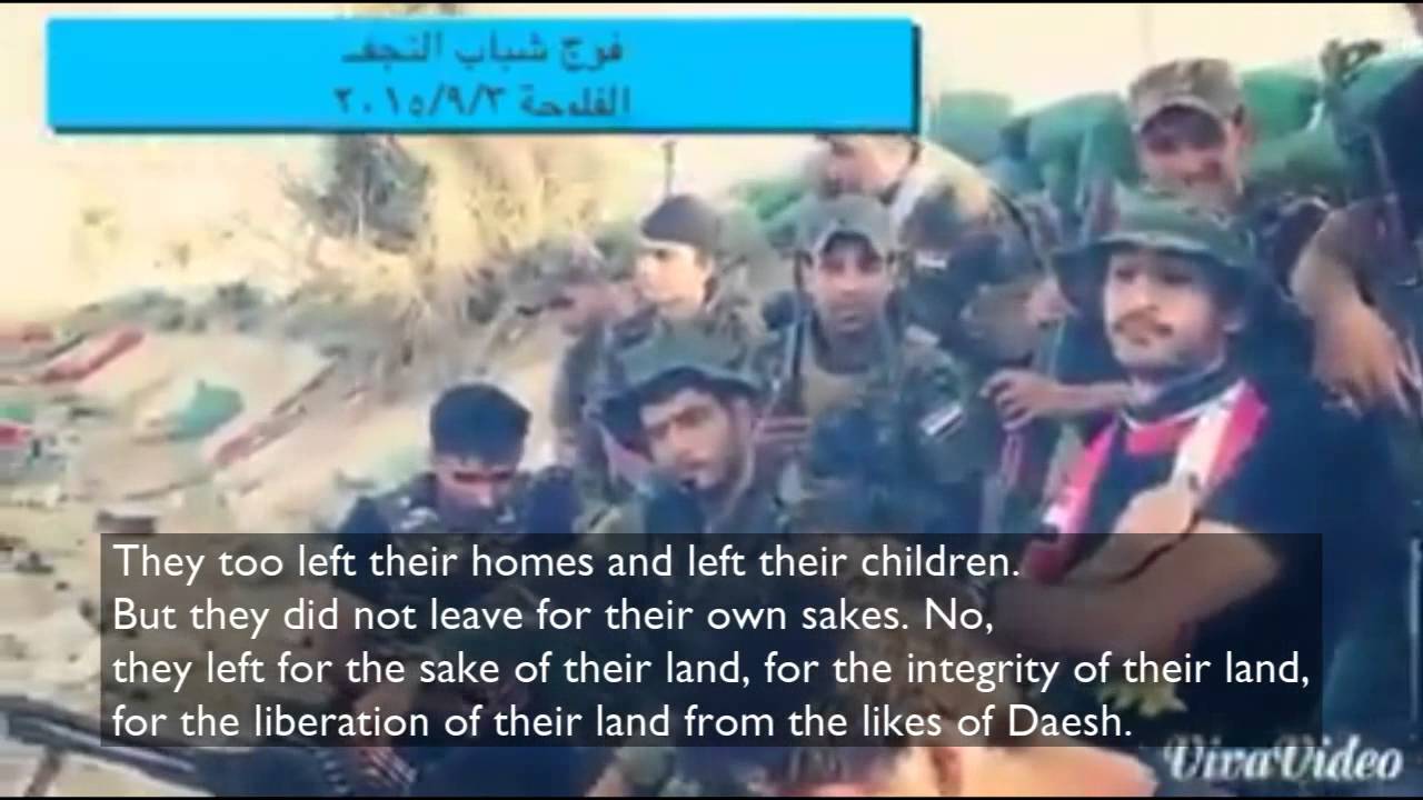 Iraq's Popular Mobilization Forces Message to Refugees
