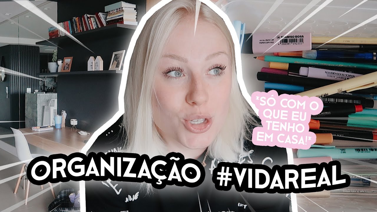 ORGANIZANDO NA *VIDA REAL* MINHA MESA DE HOME OFFICE