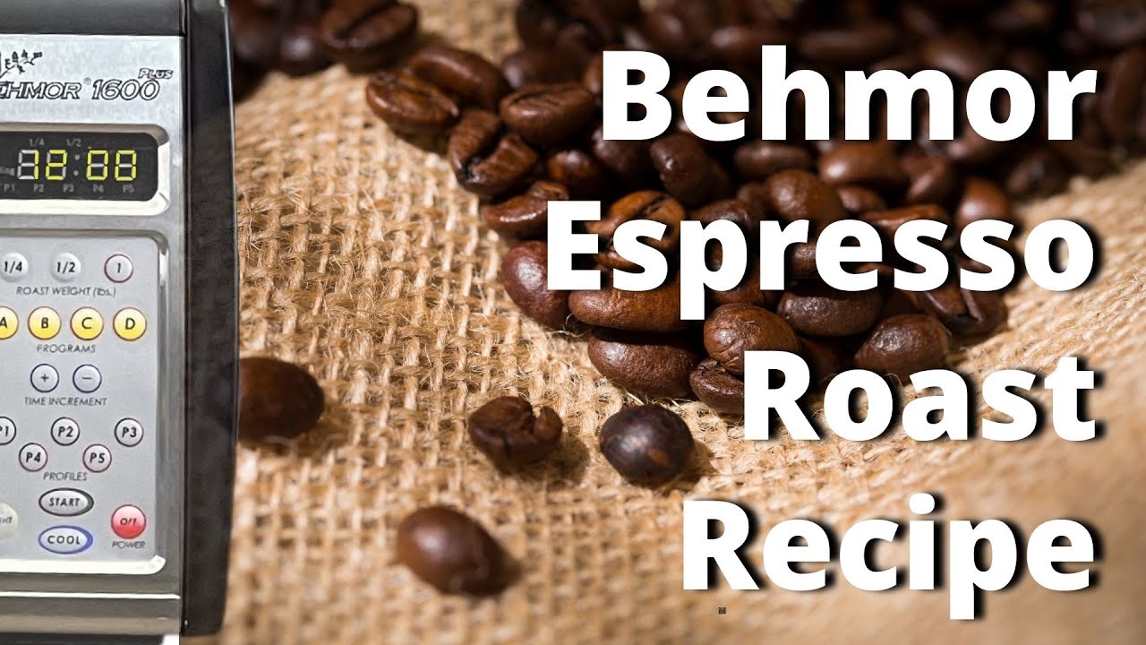 Roasting For Espresso On The Behmor