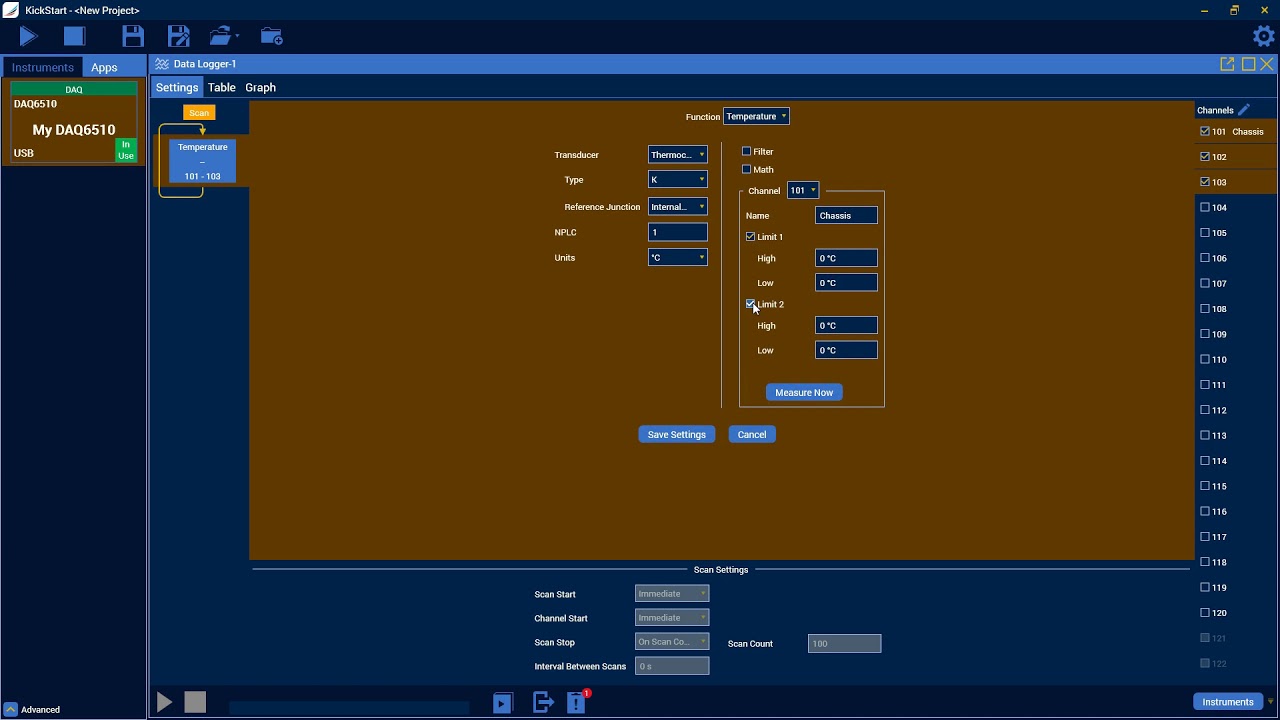 KickStart 2 Video Tutorial: Datalogger App Multi-function Scan