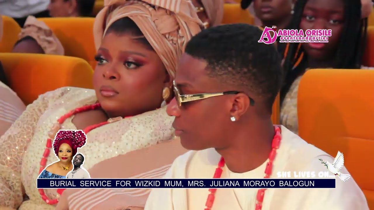 FULL VIDEO BURIAL  SERVICE  FOR  WIZKID  MUM,  MRS.  JULIANA  MORAYO  BALOGUN