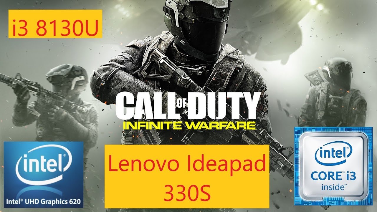 Call of duty infinite warfare on intel i3 8130U and UHD 620