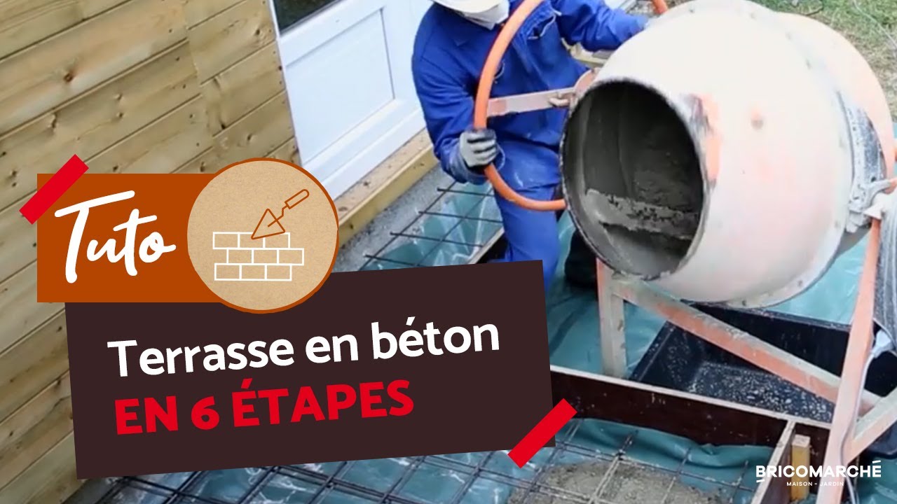 Construire une dalle en béton : Le guide complet pour terrasse ! I Bricomarché