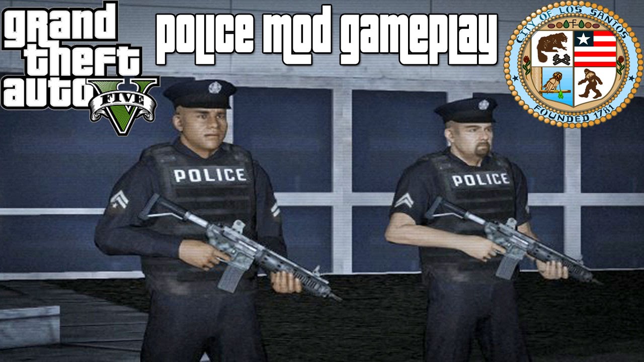 GTA V SAPDFR v0.1a Gameplay (POLICE MOD) [Download]