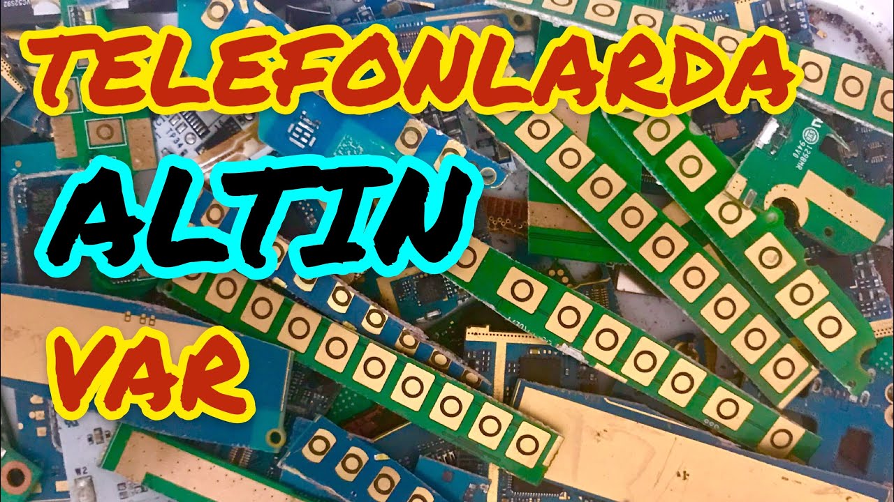 TELEFON KRAL SUYU VE ALTIN (telefon`da altın var)telefonda altın nerede bulunur. altın çöktürme