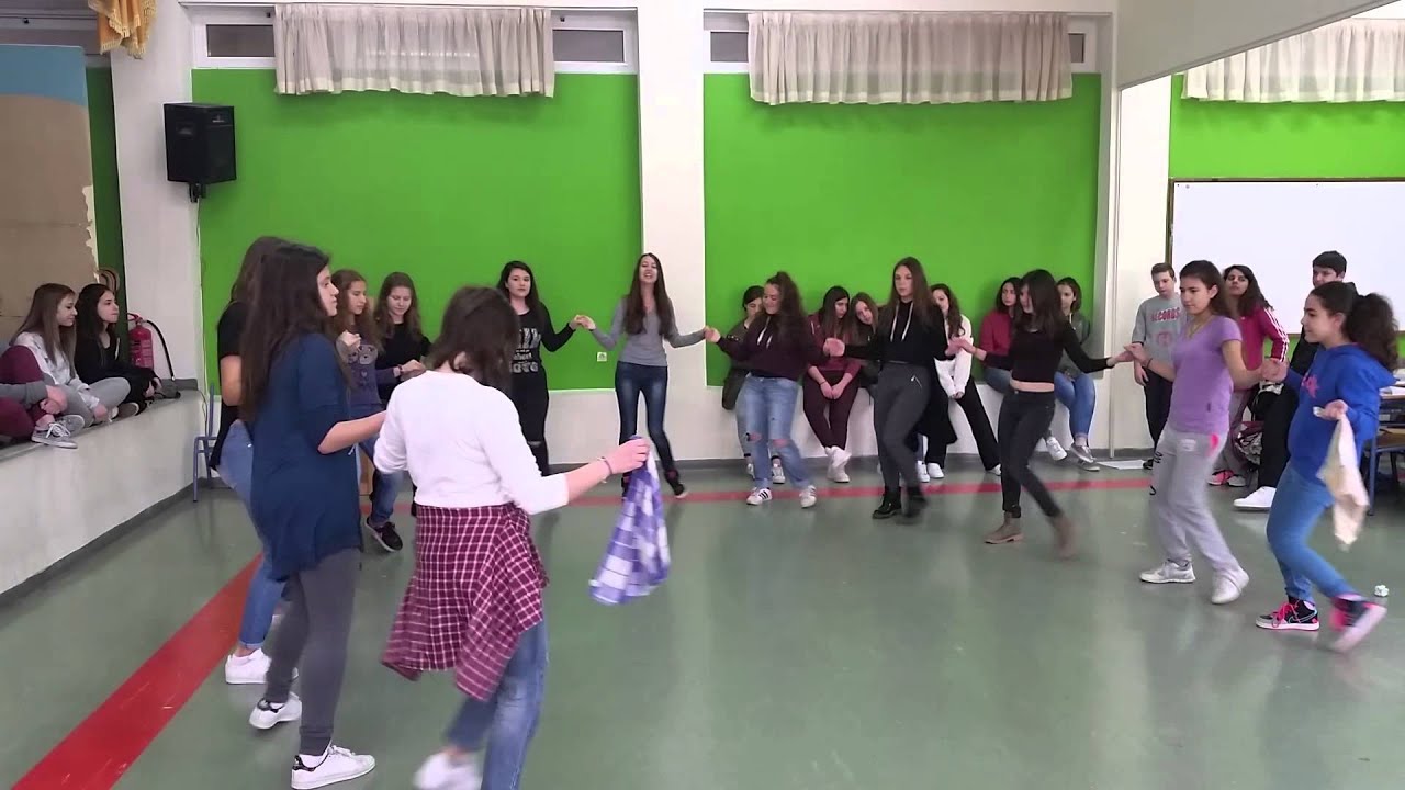 The Turkish dance Damat halayi performed by the Greek pupils of C Class