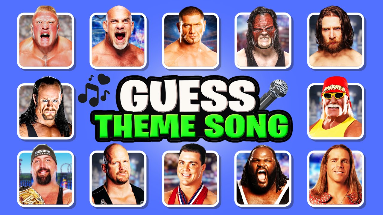 Угадайте легенд WWE по их заглавной песне 🎵💥 | Гробовщик, Брок Леснар, «Stone Cold»