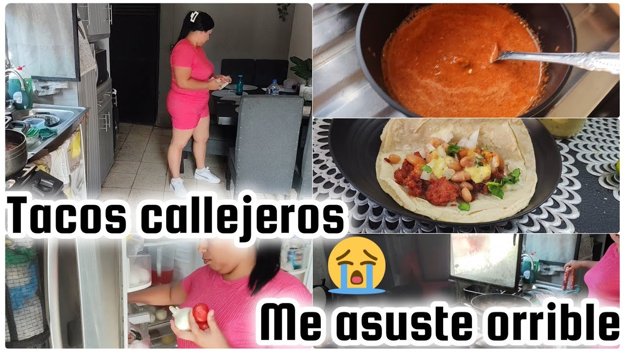 Me asuste orrible 😭 tacos callejeros 🌮
