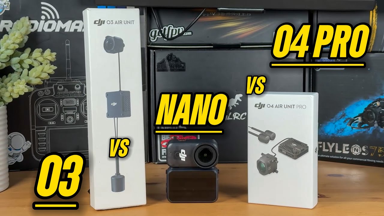 OSMO NANO vs O3 vs O4 Pro | Which one is the BEST DJI Camera For FPV?