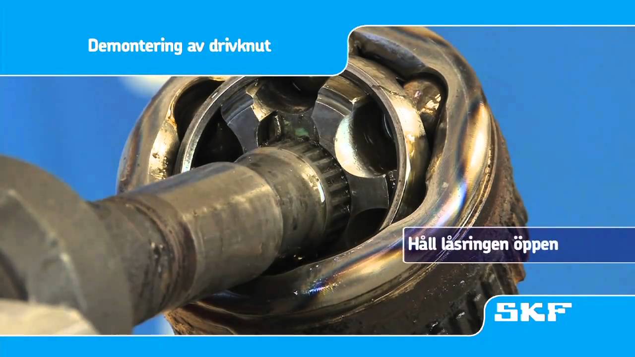 SKF Montering av den nya drivknuten VKJA Renault Laguna I 1.8 (VKJA 5342)