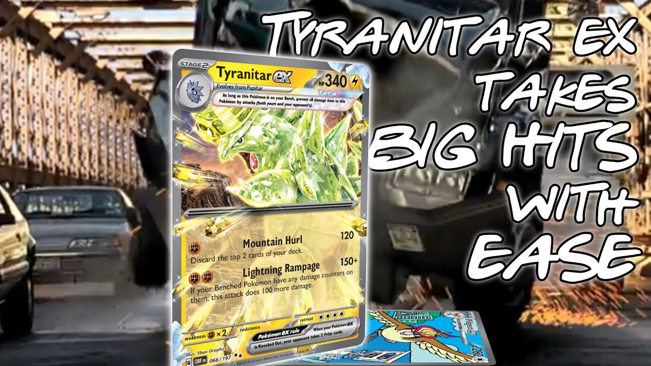 Tyranitar ex HITS LIKE A TRUCK! - Obsidian Flames Pokemon TCG Deck Profile