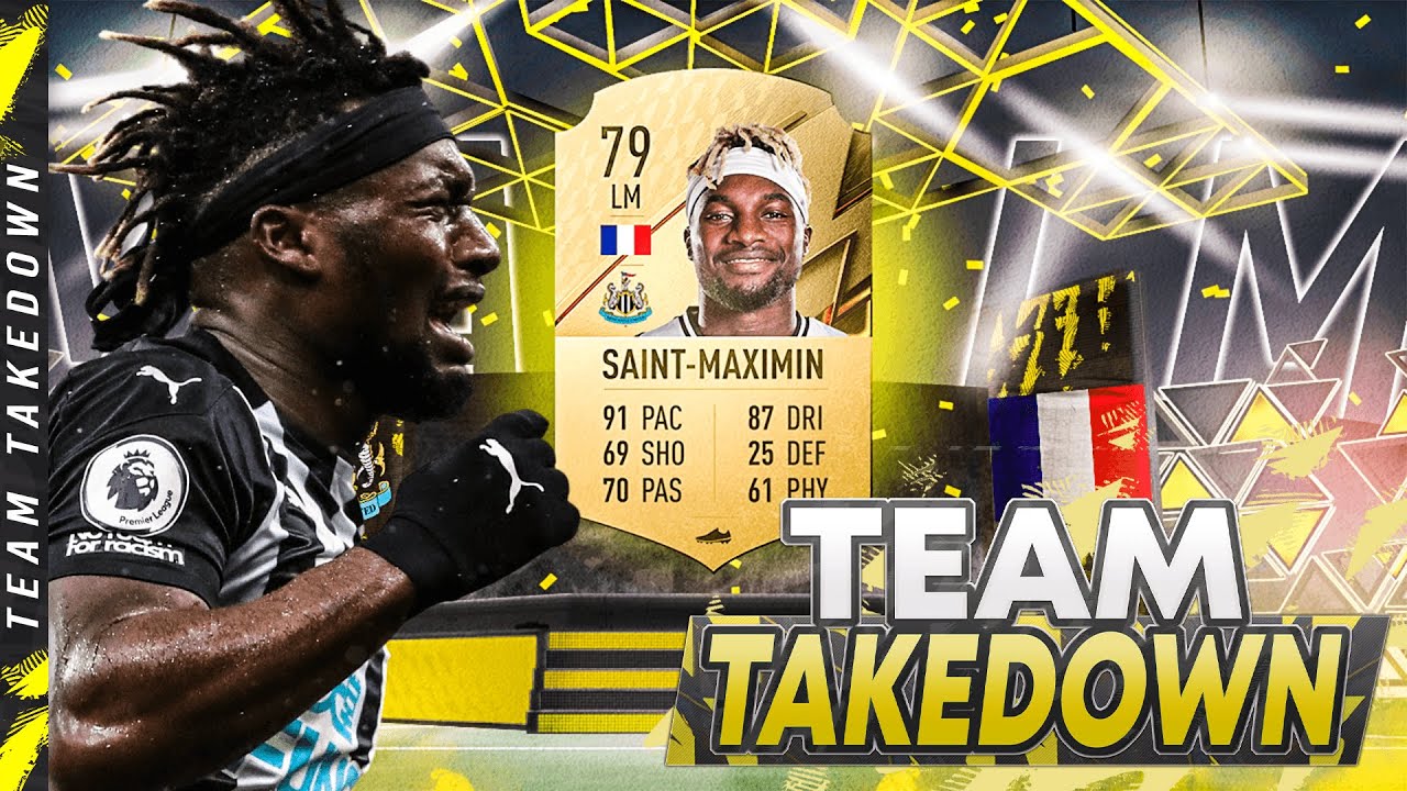 FIFA 22 - 79 Allan Saint-Maximin Team Takedown!!!