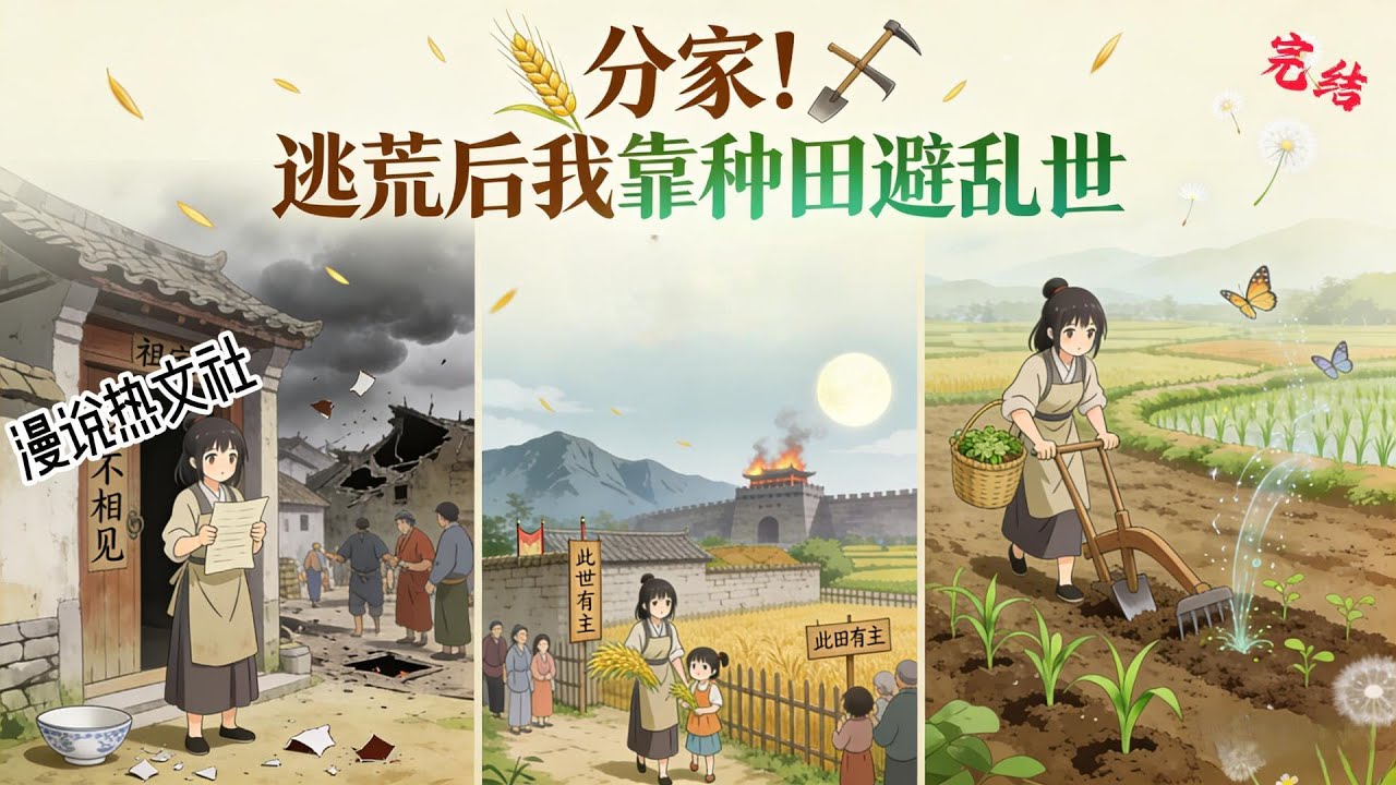 完结《分家！逃荒后我靠种田避乱世》人无完人，开局就要面临分家这一名场面。 对此顾瓷可是求之不得。 带领着小家庭开荒种田，日子也是一天比一天过的滋润。#逃荒#种田#古代言情