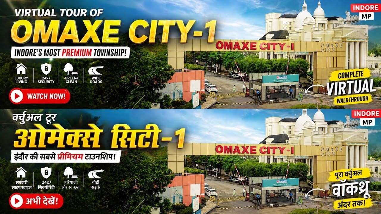 Omaxe City 1 Indore Virtual Tour Ft. Capital Minds