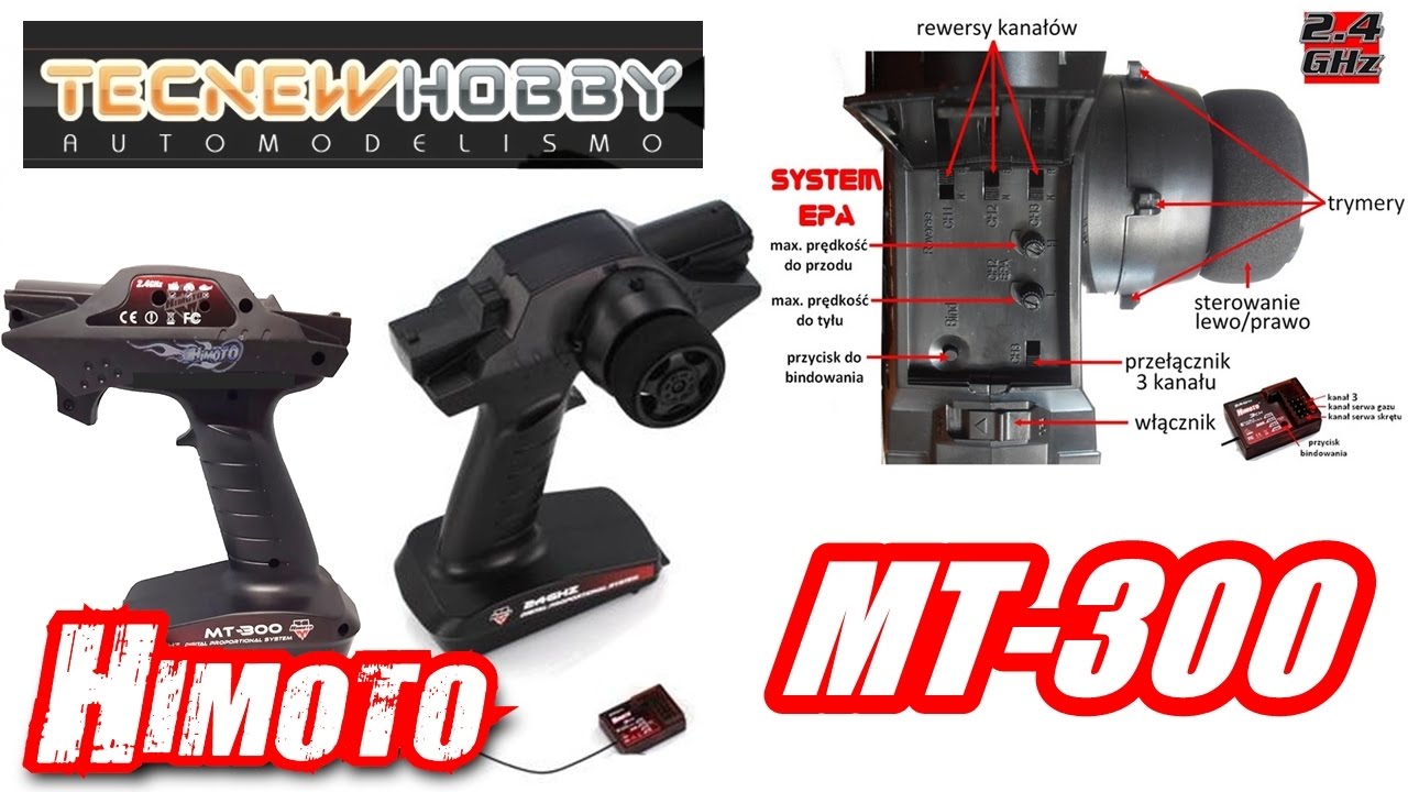Tudo sobre Radio MT-300 3ch Himoto