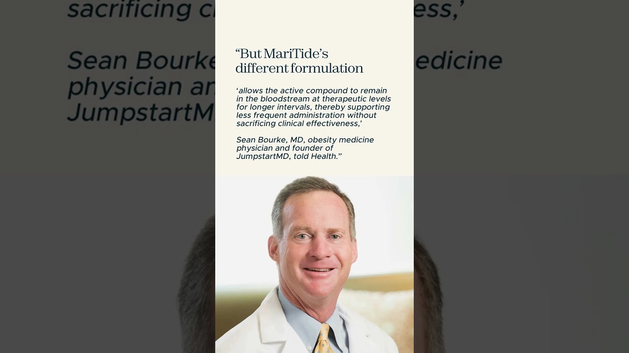 New Monthly GLP-1 Drug MariTide: Dr. Sean Bourke Breaks Down 20% Weight Loss Results