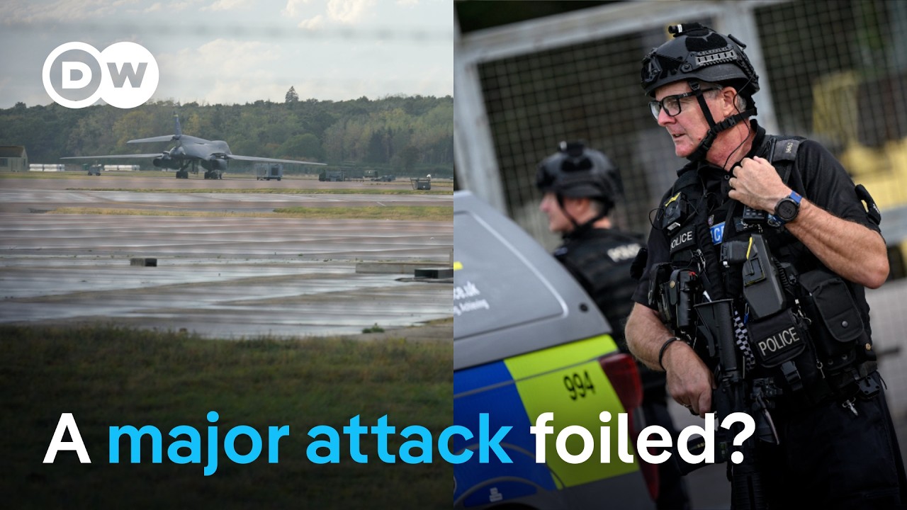 What's behind anti-terror arrests near UK airbase? | DW News