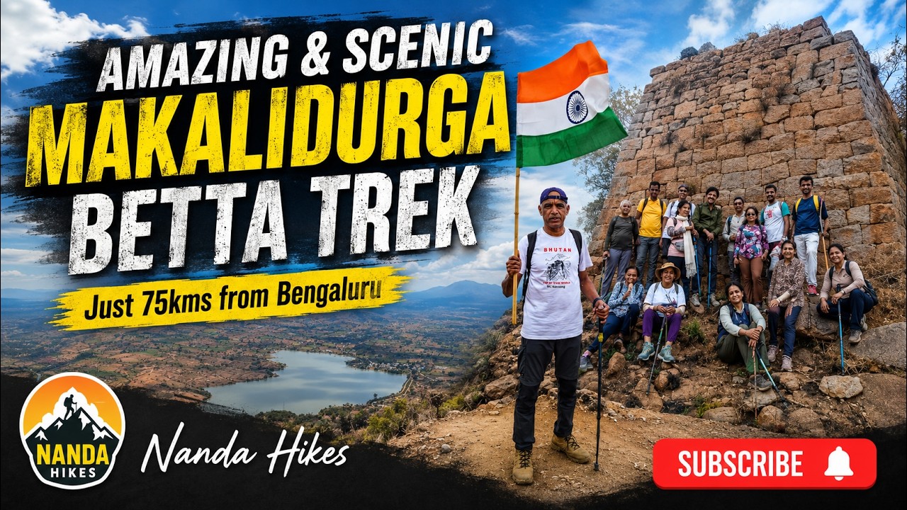 Makalidurga Trek Vlog || Trek near Bangalore || Trek near Bangalore || #makalidurga