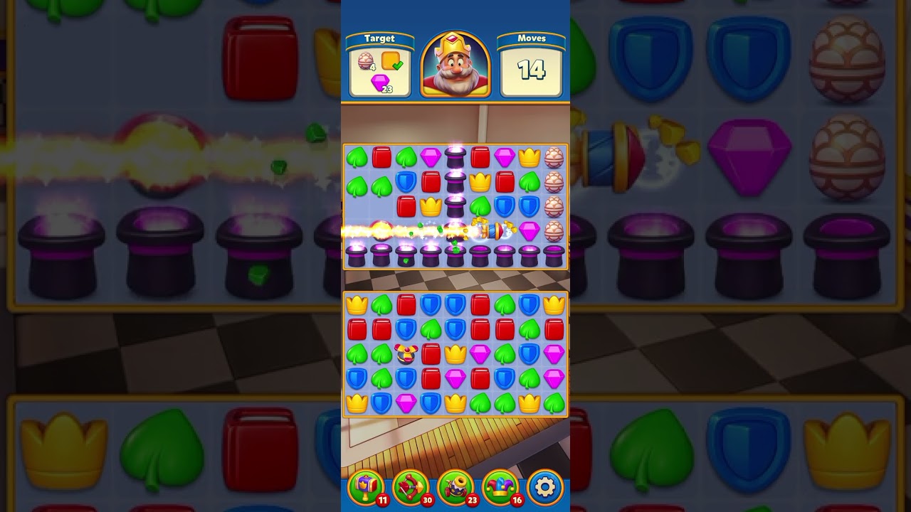 Royal Match Gameplay Walkthrough Level 411-420 Area 17