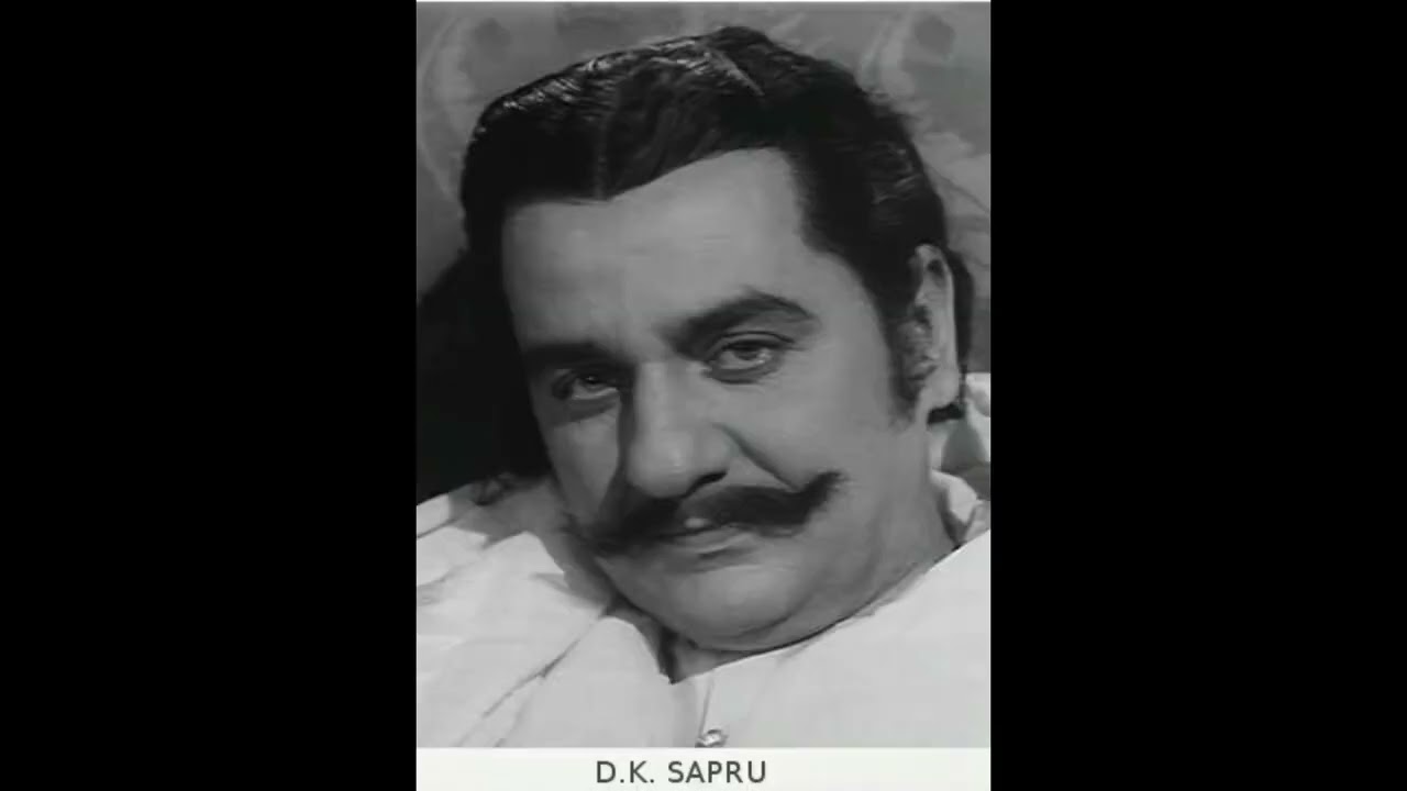 Two Actors with similar faces, Murad vs D.K. Sapru. Milti Julti Shakal wale 2 Actors.