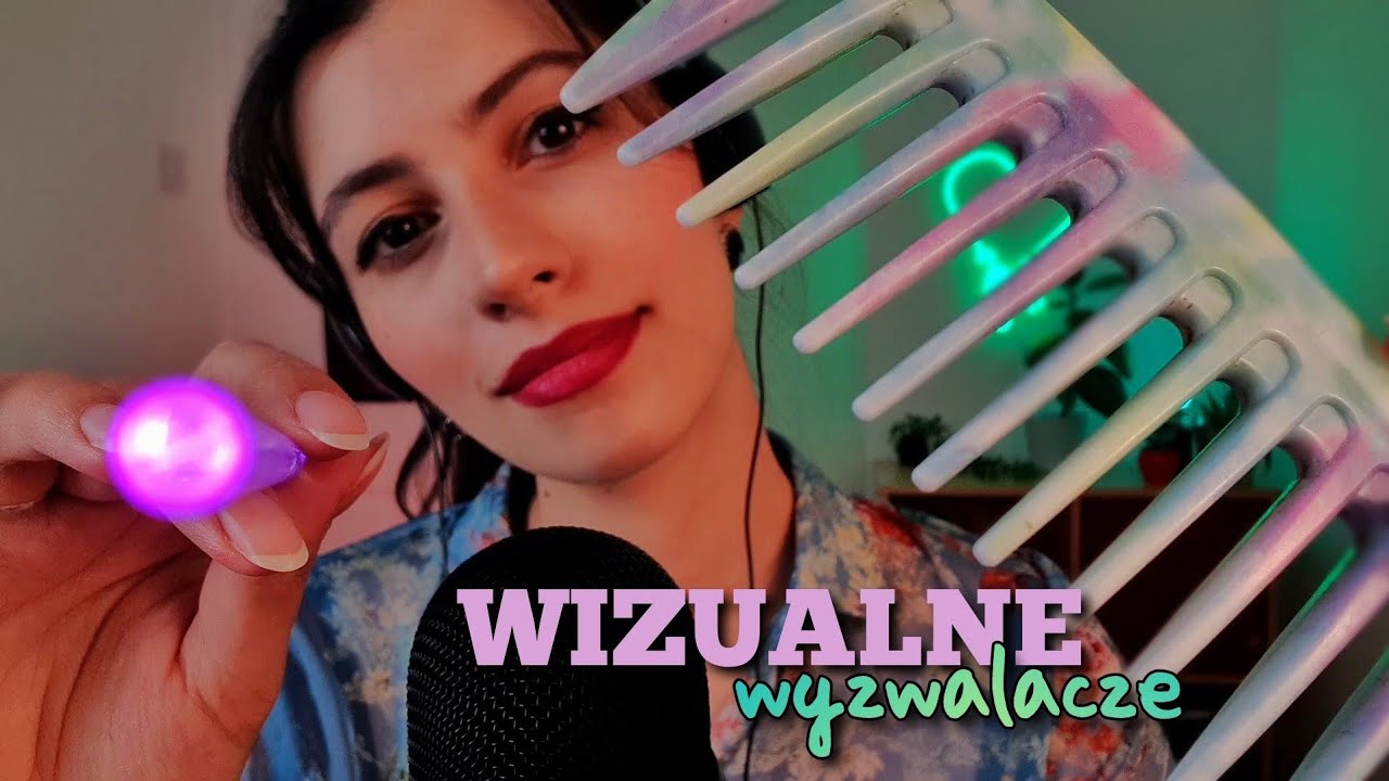 ASMR po polsku WIZUALNE WYZWALACZE + ECHO 💤