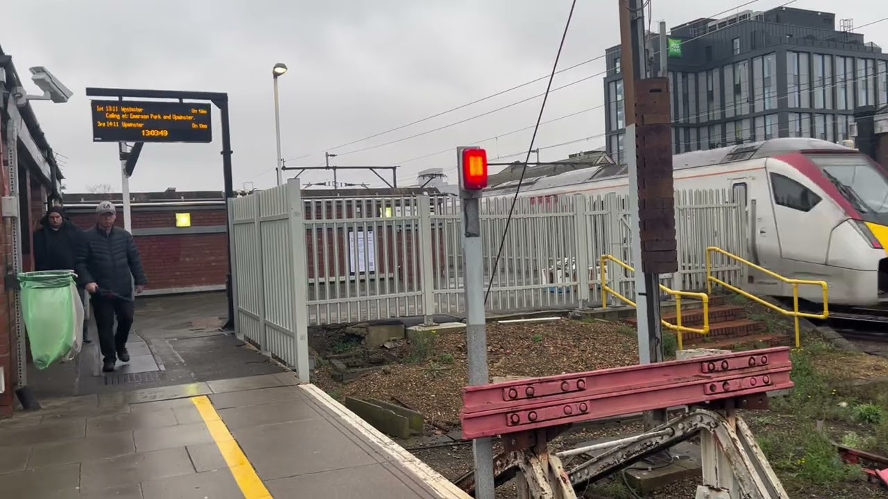 A Collection Of Trains At Romford.