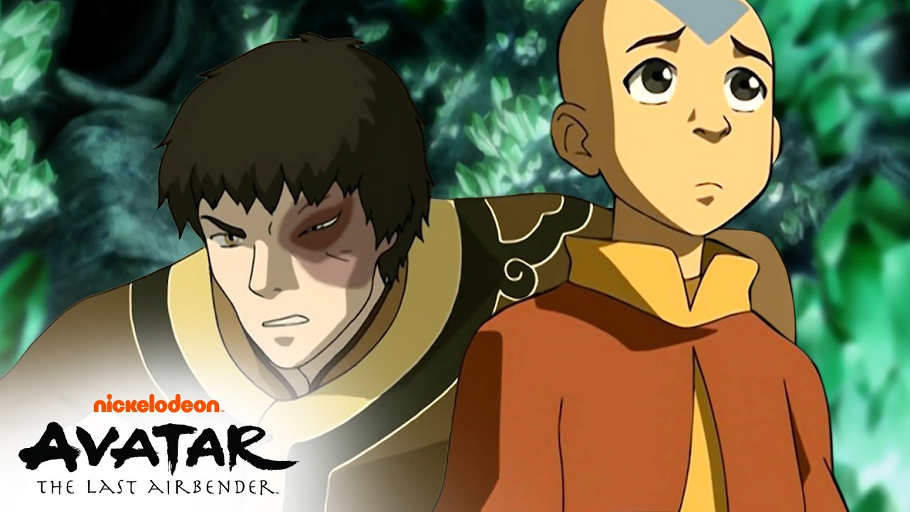 Aang and Zuko at the 
