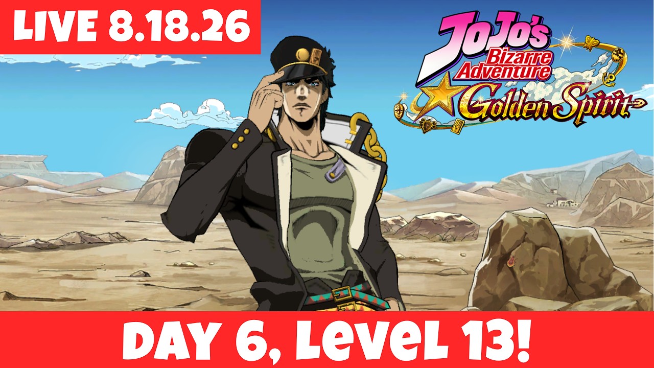 Day 6 and Level 13+, Discord server? | JoJo's Golden Spirit | JoJo GS