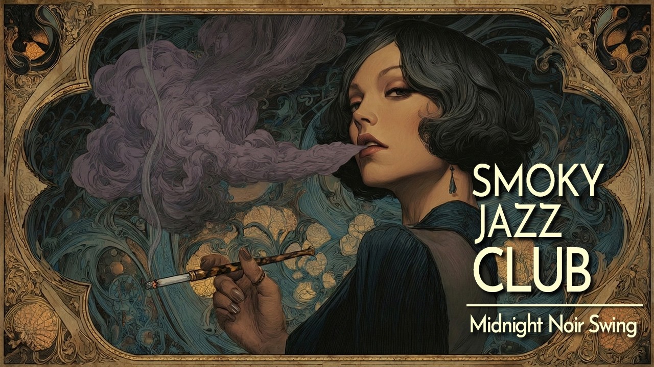 1930s Smoky Jazz Club 🚬 Cool Midnight Noir & Minor Swing for a Friday Night