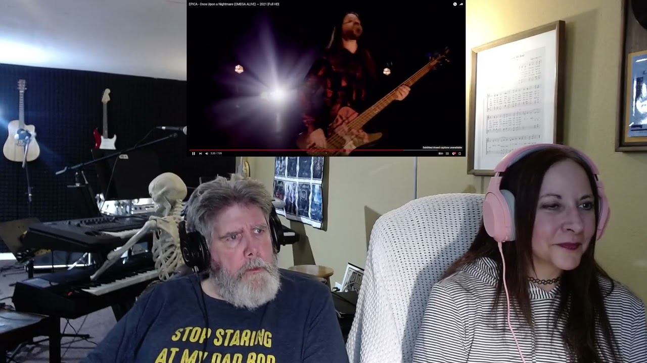 Epica - ONCE UPON A NIGHTMARE ~ 2021 - Suesueandthewolfman - Our Reaction