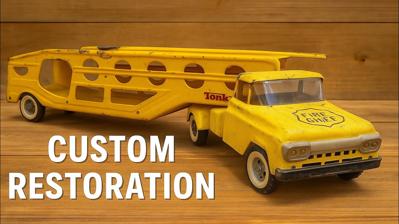 1960s TONKA Motor Transport – Stunning Custom Restoration! 🔥