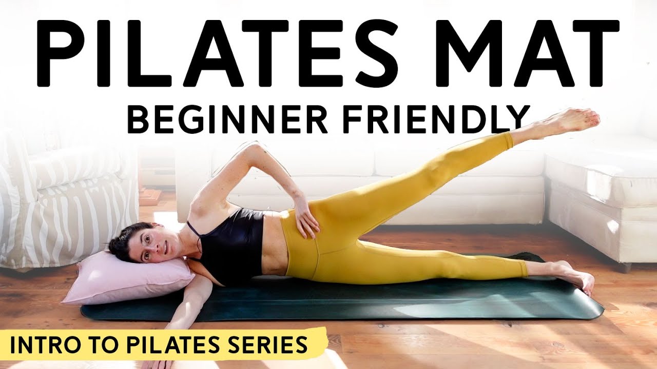 Beginner Pilates Workout (45 Min Class with a Small Pillow) - Intro to Pilates Series 6/16