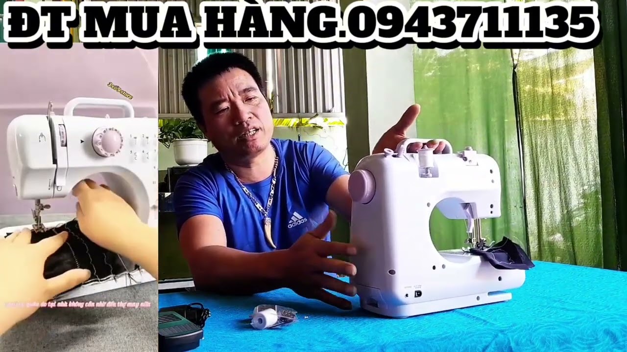 HƯỚNG DẪN SỬ DỤNG MÁY MAY MINI GIA ĐÌNH 12 CHỨC NĂNG MAY ĐA CHỨC NĂNG 