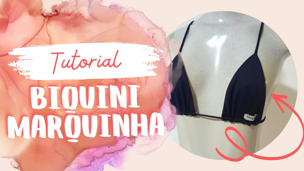 DIY - Biquíni Marquinha Sutiã (com molde)