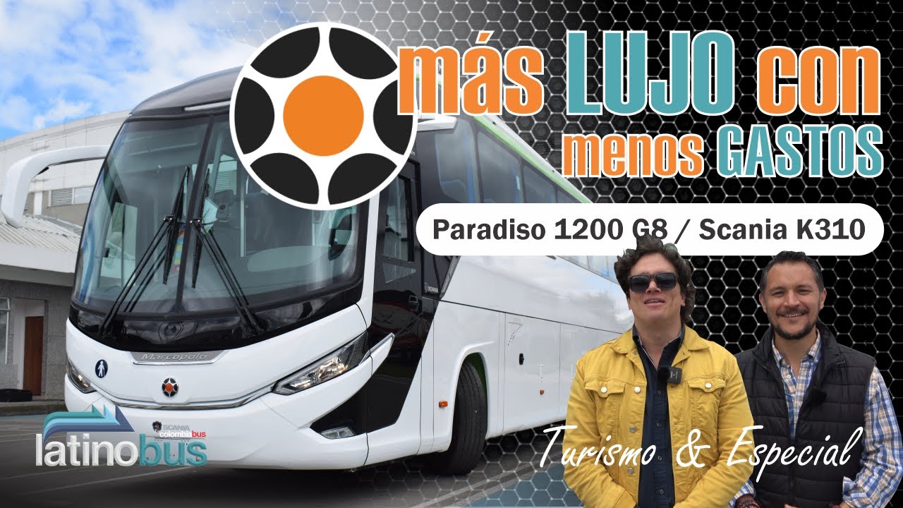 Más lujo con menos gastos: :Conoce este Marcopolo Paradiso 1200 G8 sobre chasís Scania K310