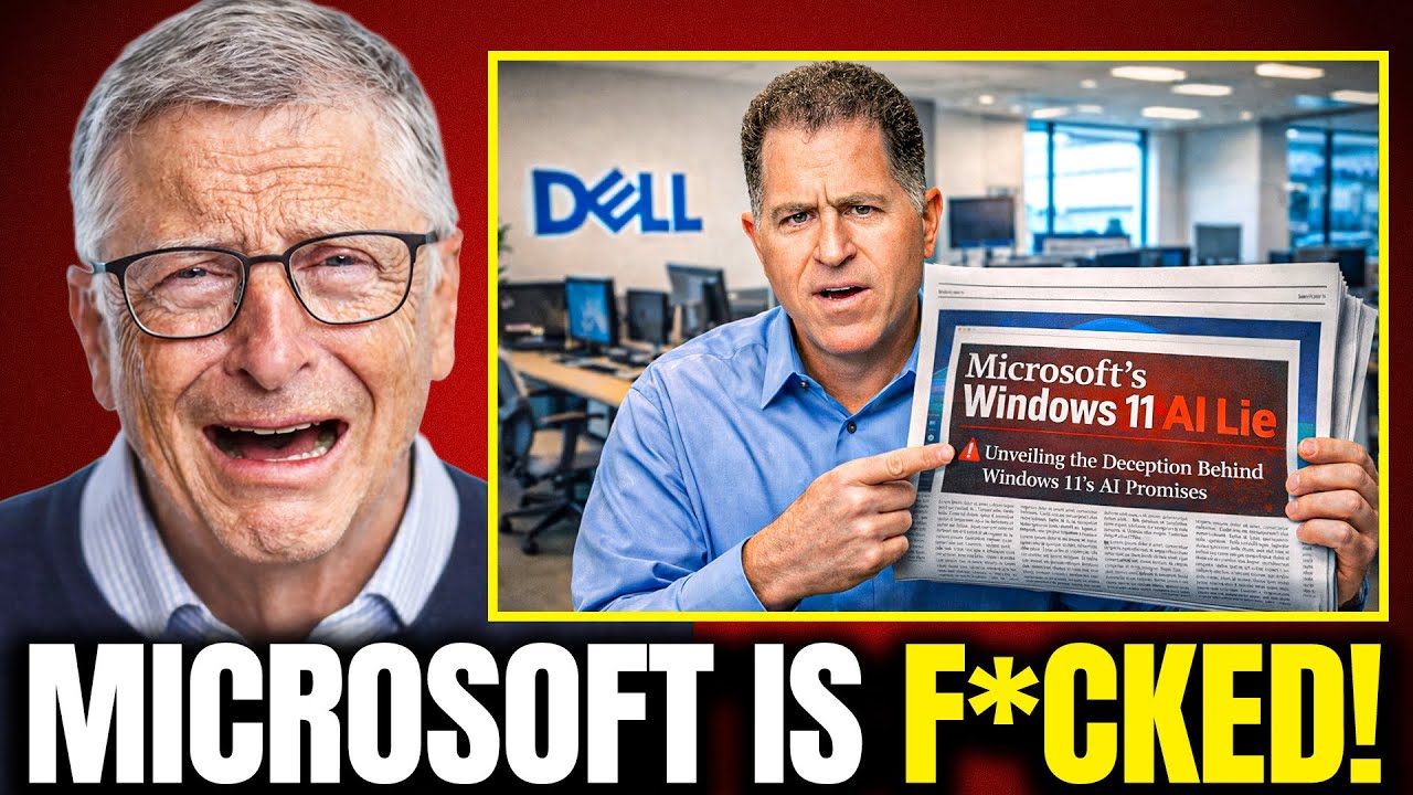 BILL GATES In MELTDOWN As Dell Just EXPOSED Microsoft's Windows 11 AI Lie!