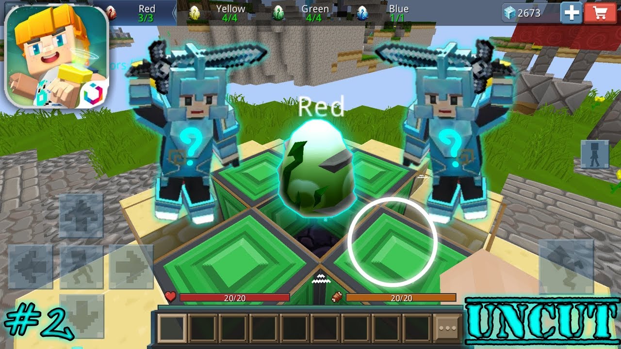 яичные войны неразрезанные вау выиграть легенде !! | Blockman Go : Blocky mods