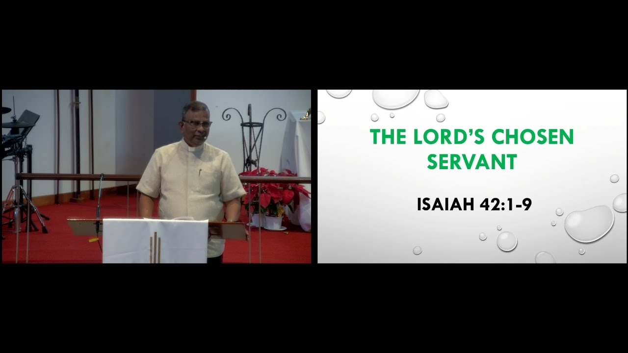 The Lord's Chosen Servant | Revd Edison Wilson | 10 Jan 2026 | SACTC