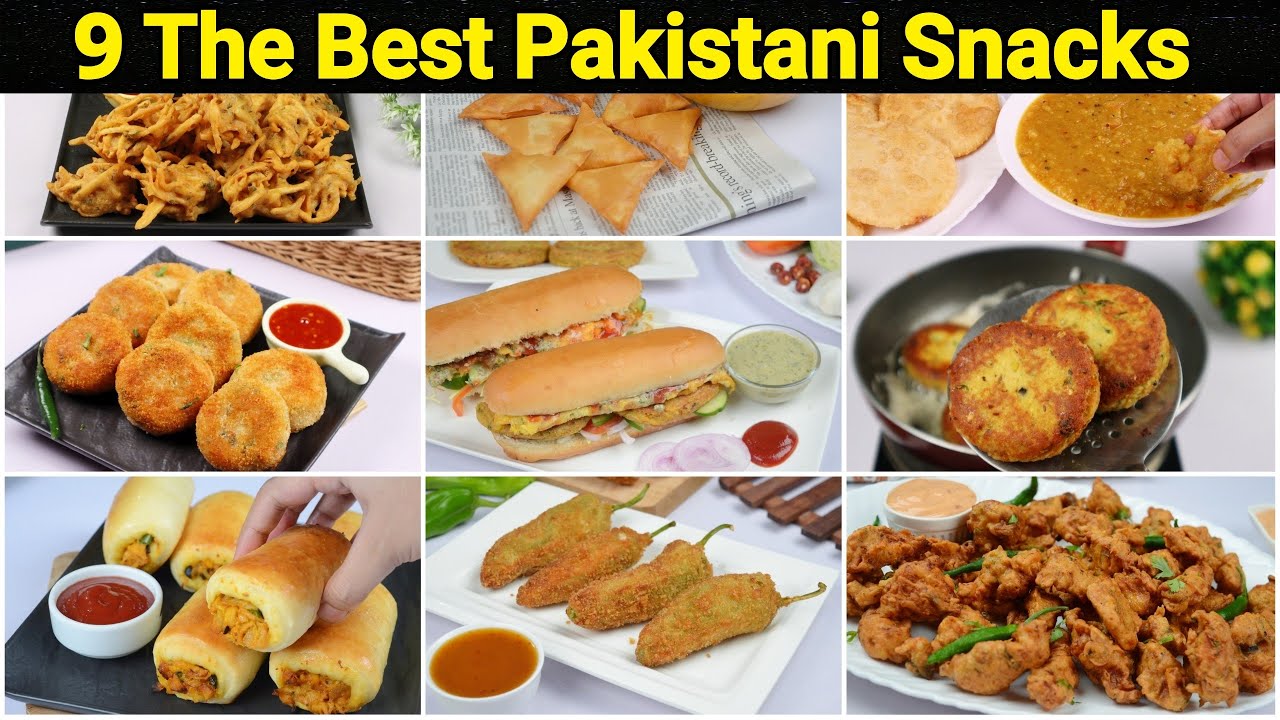 9 Special Pakistani Snacks Recipes by (YES I CAN COOK)