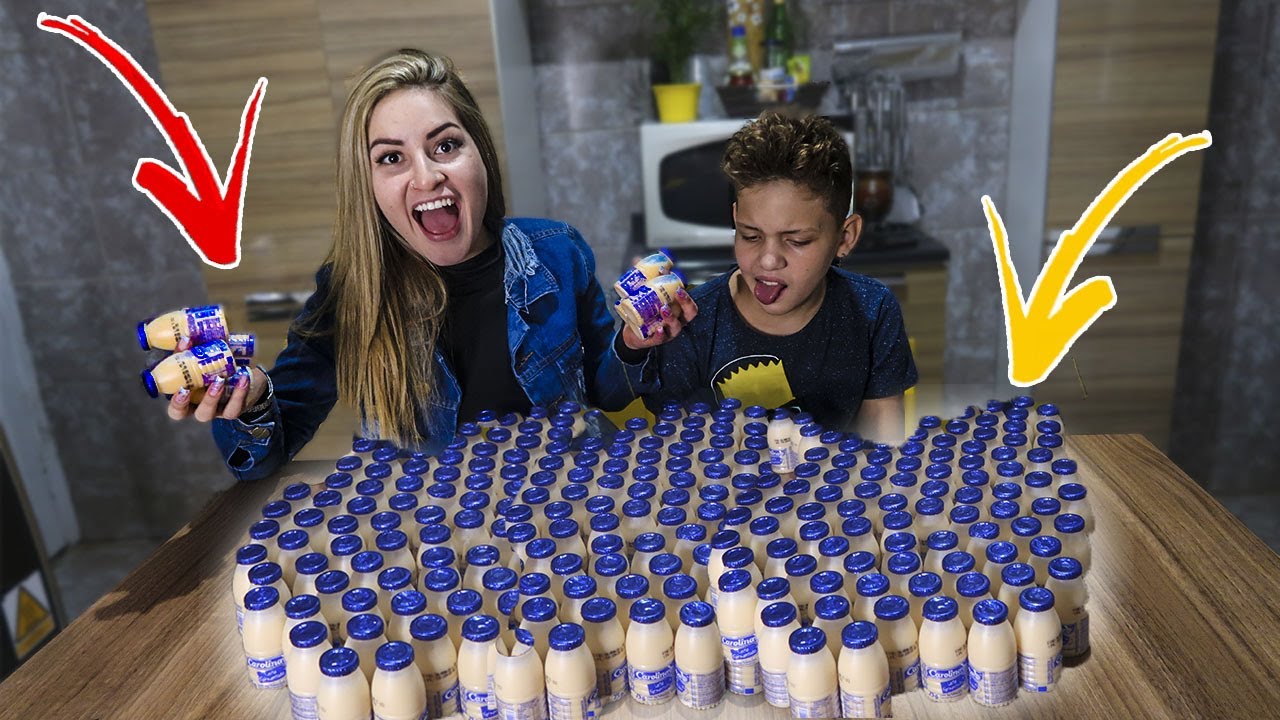 QUEM CONSEGUE TOMAR MAIS LACTOBACILOS VIVOS!! 😂 *DESAFIO*