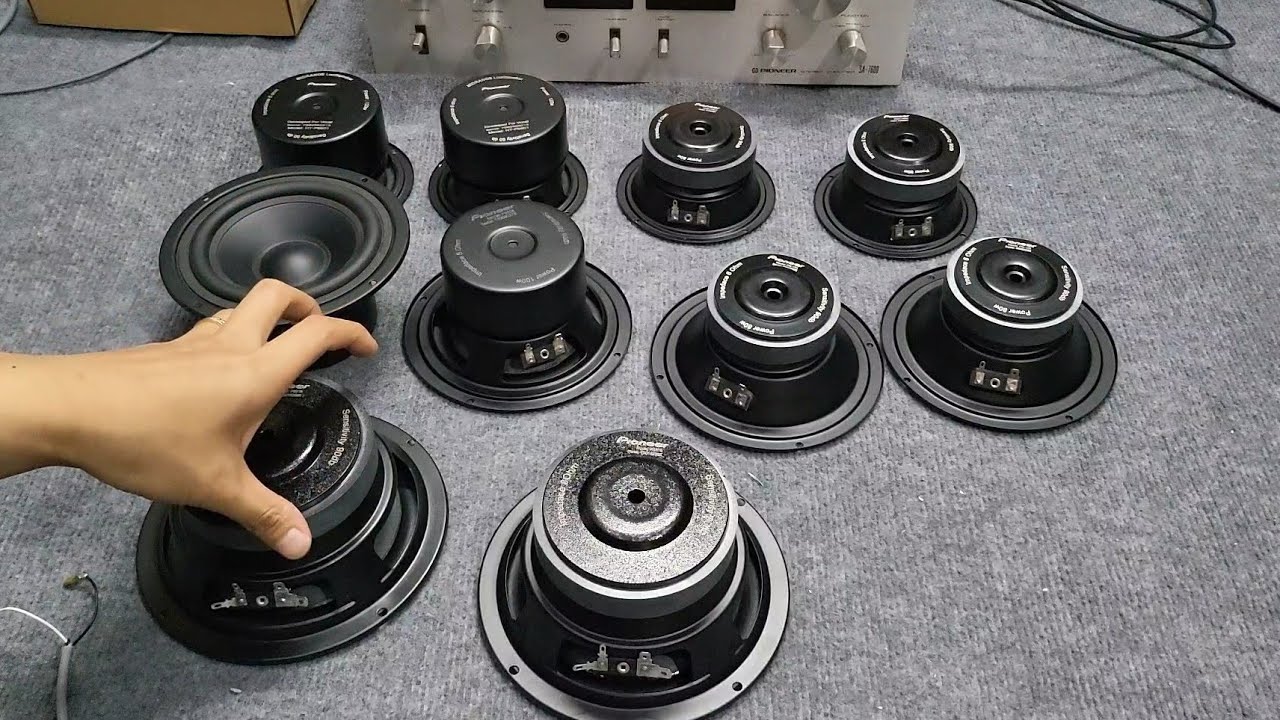 Test và báo giá các loại củ loa trung hay loa mid rời, loa trung kín và mid bass
